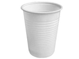 Plastovy pohár biely bez cajchu  0,15 l / 100 ks  2,19 € s DPH 