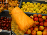 Vrecia sietkove rašlové. červené objem 10 kg/ 100 ks / 0,29 €/ ks