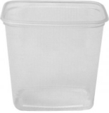 Vanička a vrchnáčik transparent 500 ml, /dl 10 x v 10 cm x š 7 cm/ 50 ks  5,55 €