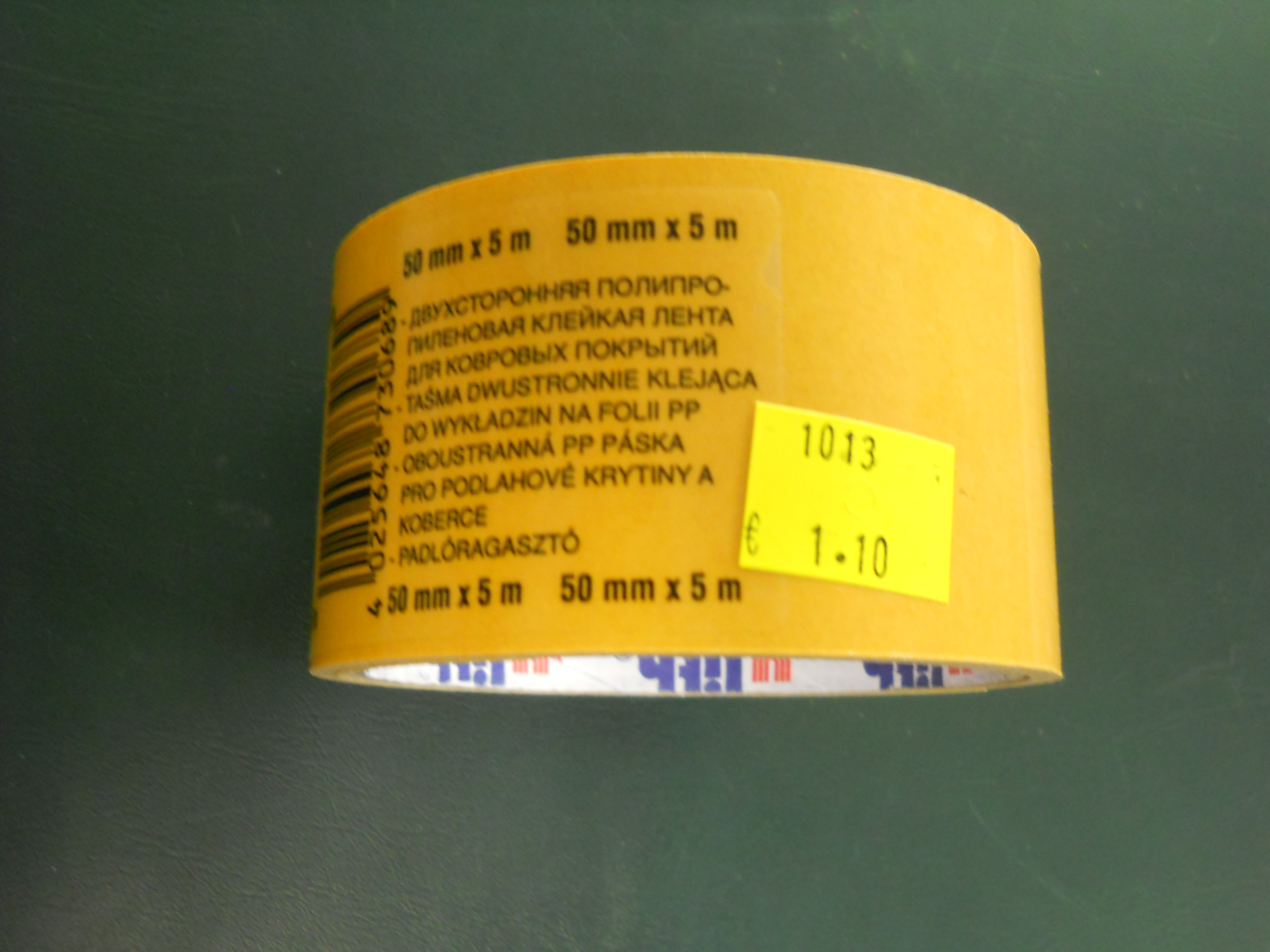 Lepiaca páska obojstranná,š 5 cm x 5 m/ 1,18 € s DPH