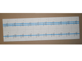 Obedové Poukážky lístky :modré prúžky/ 1000 ks/ 6,95 € s DPH