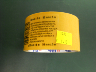 Lepiaca páska obojstranná,š 5 cm x 25 m/ 2,85 € s DPH