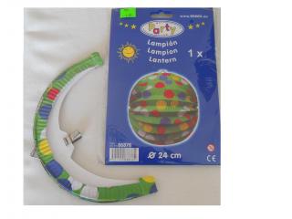 Lampión papierový kruhový priemer 24 cm / 1,65 € s DPH 