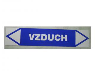 Bezpečnostná samolepka smer toku vzduch  12,5 x 2,5 cm / 1,39 € s DPH