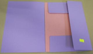 Papierový RZC obal s 3 klopou,  A4, 